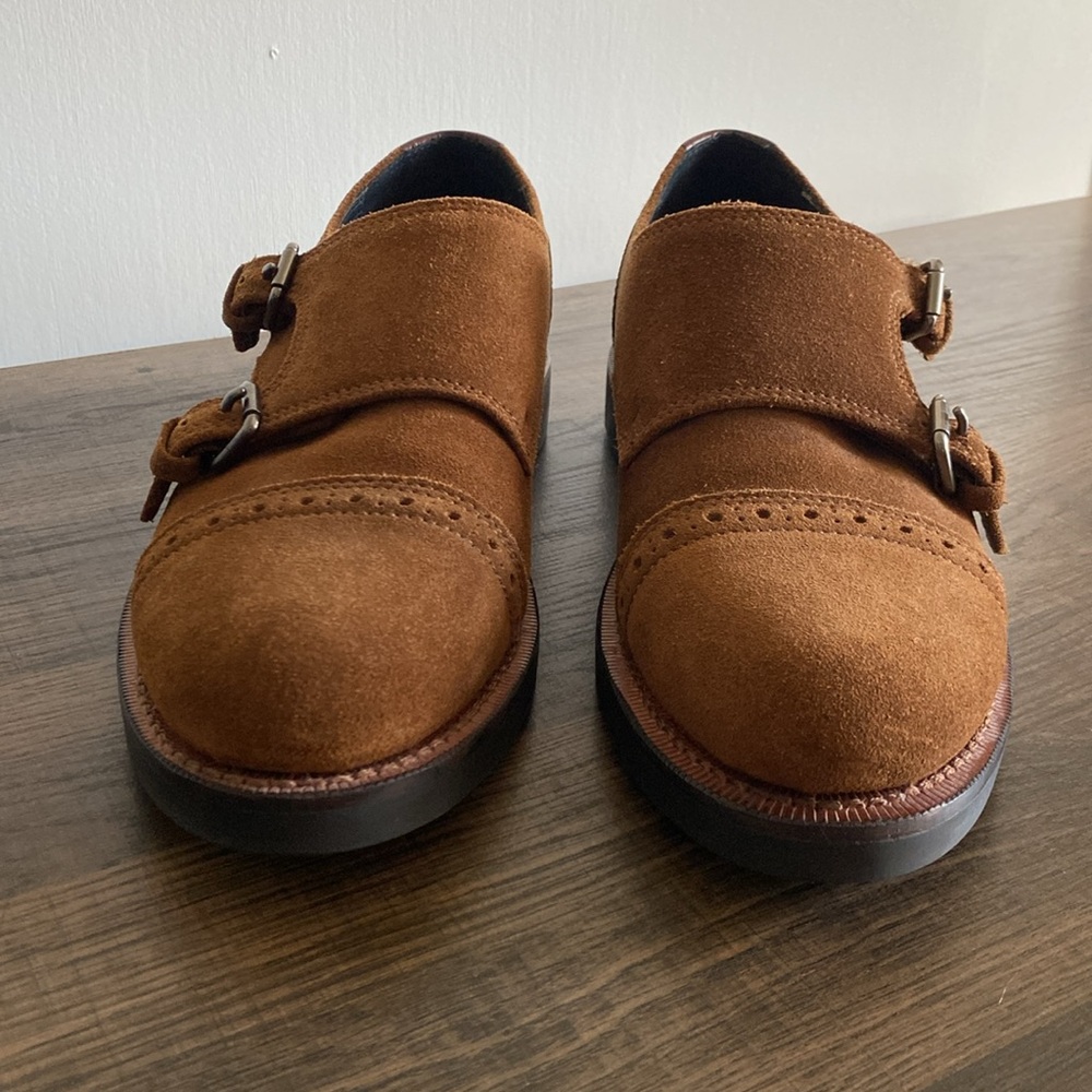 Coach Vintage Monk Strap Oxfords Dress Shoes 9 D